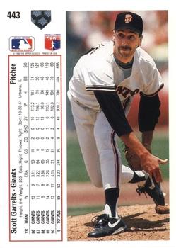 Scott Garrelts  baseball card collectible - Main Image 2