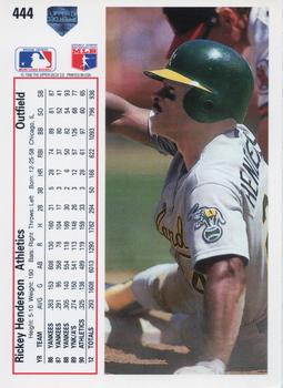 Rickey Henderson  baseball card collectible - Main Image 2