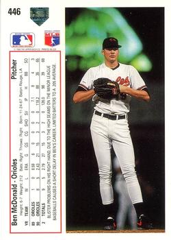 Ben McDonald  baseball card collectible - Main Image 2