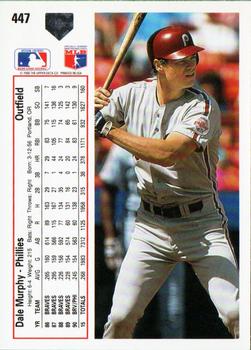 Dale Murphy  baseball card collectible - Main Image 2