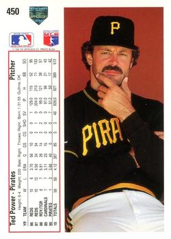 Ted Power  baseball card collectible - Main Image 2