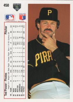 Ted Power  baseball card collectible - Main Image 2