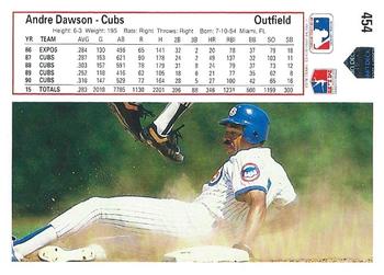 Andre Dawson  baseball card collectible - Main Image 2