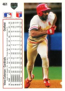 Vince Coleman  baseball card collectible - Main Image 2