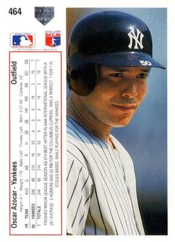 Oscar Azocar  baseball card collectible - Main Image 2