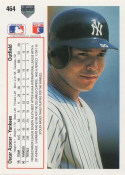 Oscar Azocar  baseball card collectible - Main Image 2