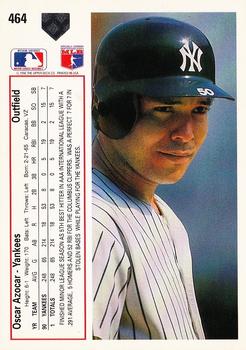 Oscar Azocar  baseball card collectible - Main Image 2