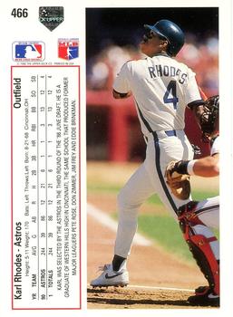 Karl Rhodes  baseball card collectible - Main Image 2