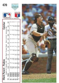 Mark Parent  baseball card collectible - Main Image 2