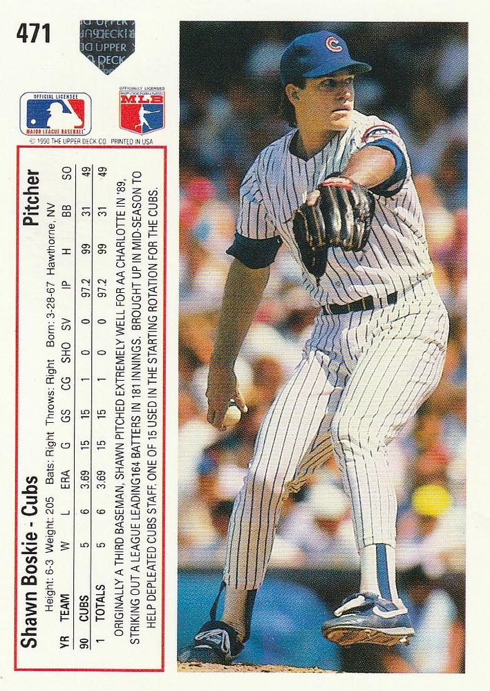 Shawn Boskie  baseball card collectible - Main Image 2