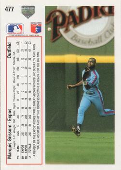 Marquis Grissom  baseball card collectible - Main Image 2