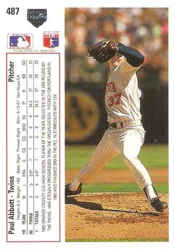 Paul Abbott  baseball card collectible - Main Image 2