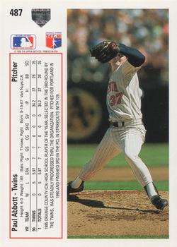 Paul Abbott  baseball card collectible - Main Image 2