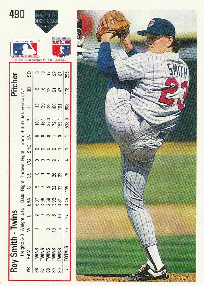 Roy Smith  baseball card collectible - Main Image 2