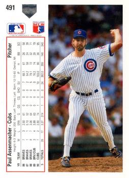 Paul Assenmacher  baseball card collectible - Main Image 2