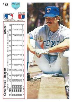 Geno Petralli  baseball card collectible - Main Image 2