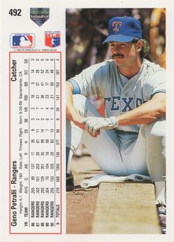 Geno Petralli  baseball card collectible - Main Image 2