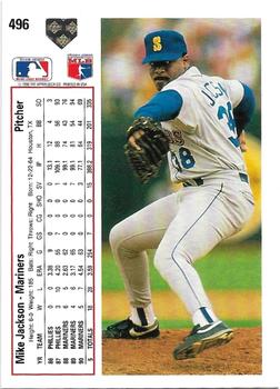 Mike Jackson  baseball card collectible - Main Image 2