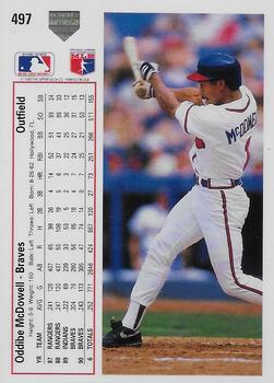 Oddibe McDowell  baseball card collectible - Main Image 2