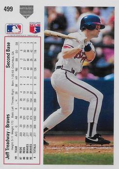 Jeff Treadway  baseball card collectible - Main Image 2