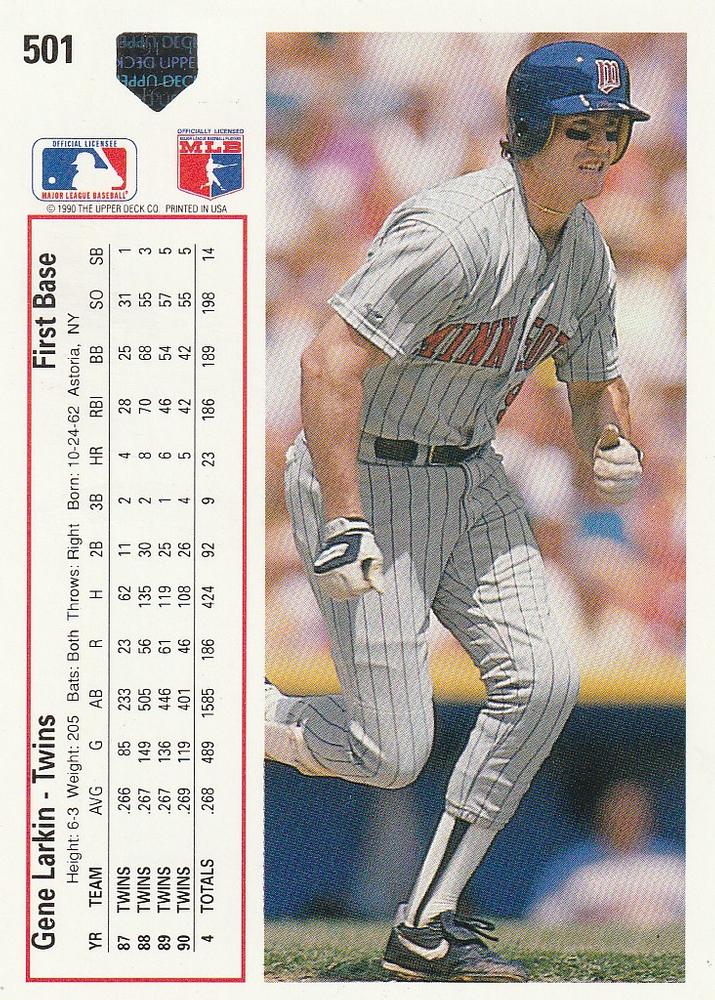 Gene Larkin  baseball card collectible - Main Image 2