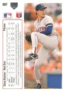 Dana Kiecker  baseball card collectible - Main Image 2