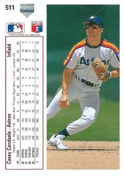 Casey Candaele  baseball card collectible - Main Image 2