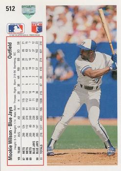 Mookie Wilson  baseball card collectible - Main Image 2