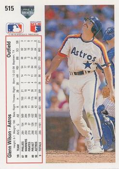 Glenn Wilson  baseball card collectible - Main Image 2