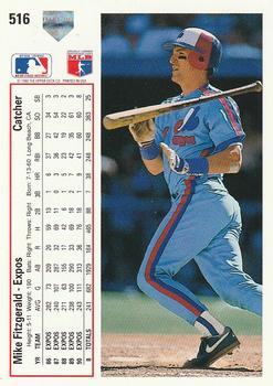 Mike Fitzgerald  baseball card collectible - Main Image 2