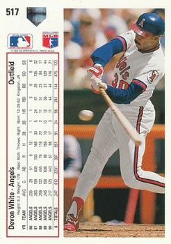 Devon White  baseball card collectible - Main Image 2