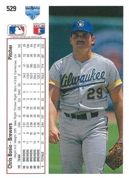 Chris Bosio  baseball card collectible - Main Image 2