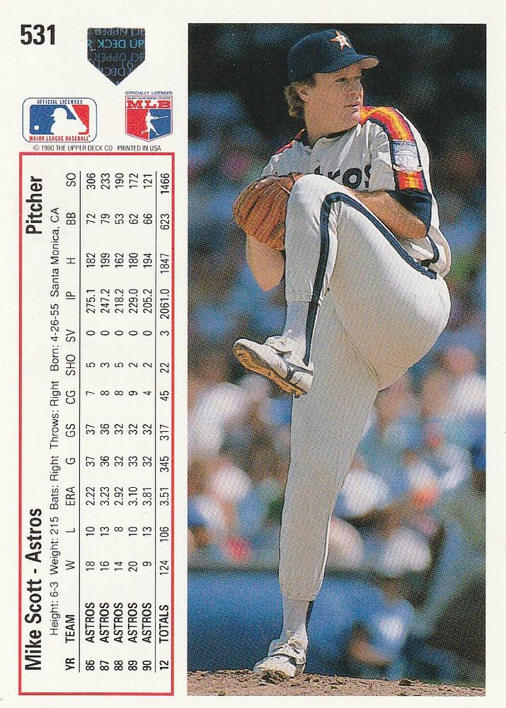 Mike Scott  baseball card collectible - Main Image 2