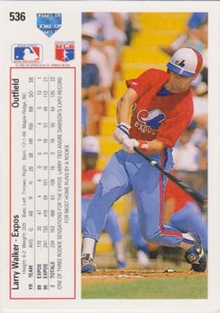 Larry Walker  baseball card collectible - Main Image 2