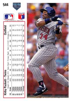 Kirby Puckett  baseball card collectible - Main Image 2