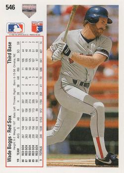 Wade Boggs  baseball card collectible - Main Image 2
