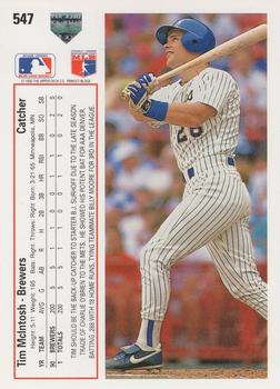 Tim McIntosh  baseball card collectible - Main Image 2