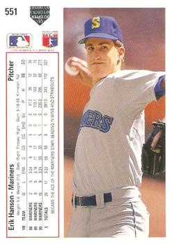 Erik Hanson  baseball card collectible - Main Image 2