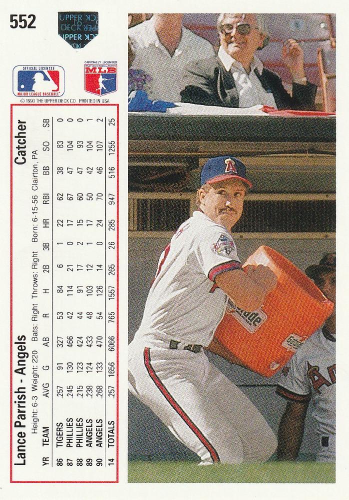 Lance Parrish  baseball card collectible - Main Image 2