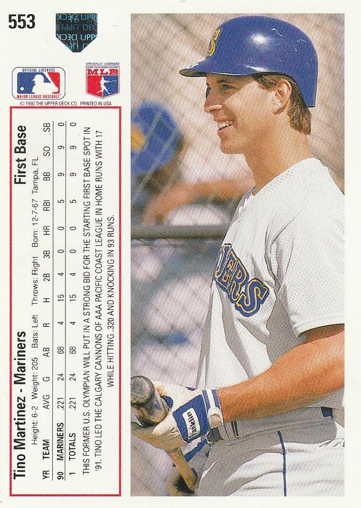 Tino Martinez  baseball card collectible - Main Image 2