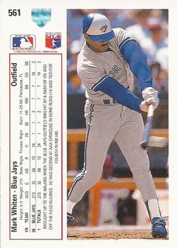 Mark Whiten  baseball card collectible - Main Image 2