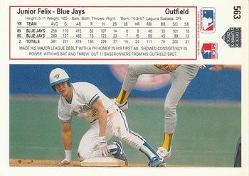 Junior Felix  baseball card collectible - Main Image 2