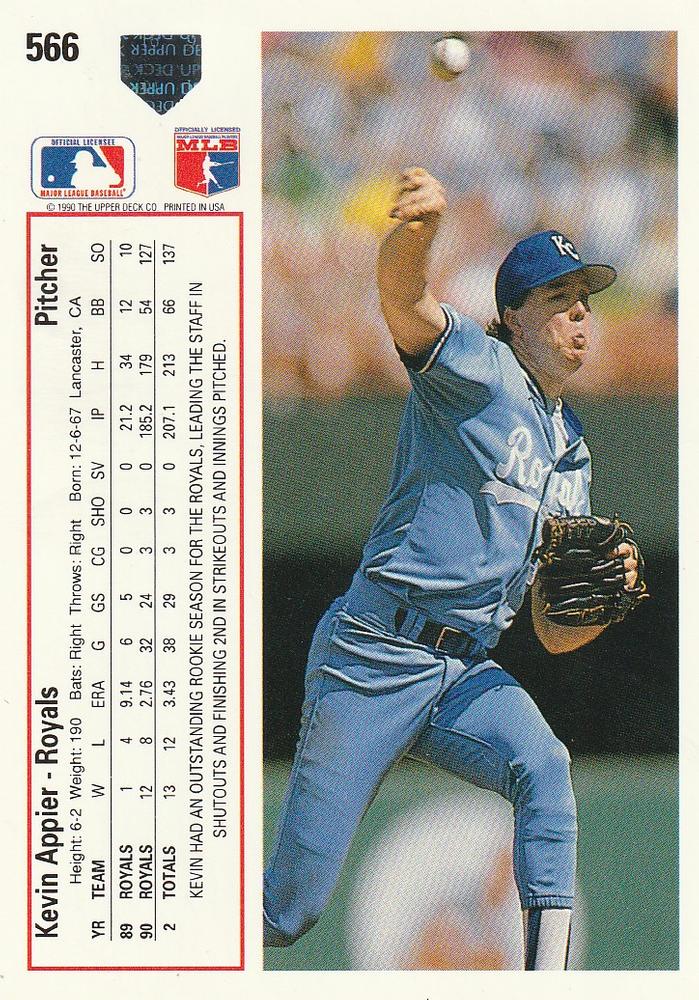 Kevin Appier  baseball card collectible - Main Image 2