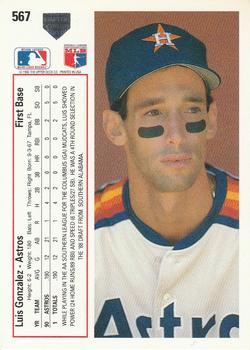 Luis Gonzalez  baseball card collectible - Main Image 2