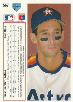 Luis Gonzalez  baseball card collectible - Main Image 2