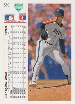 Juan Agosto  baseball card collectible - Main Image 2