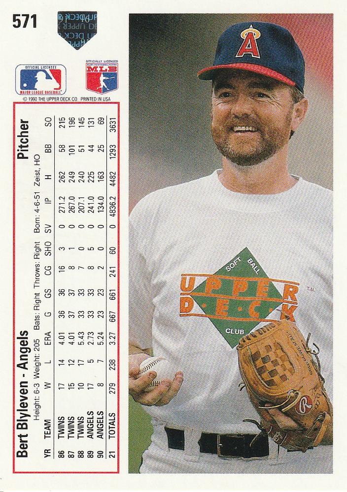 Bert Blyleven  baseball card collectible - Main Image 2