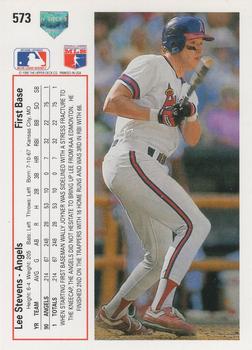 Lee Stevens  baseball card collectible - Main Image 2