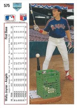 Wally Joyner  baseball card collectible - Main Image 2