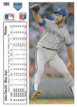 John Cerutti  baseball card collectible - Main Image 2